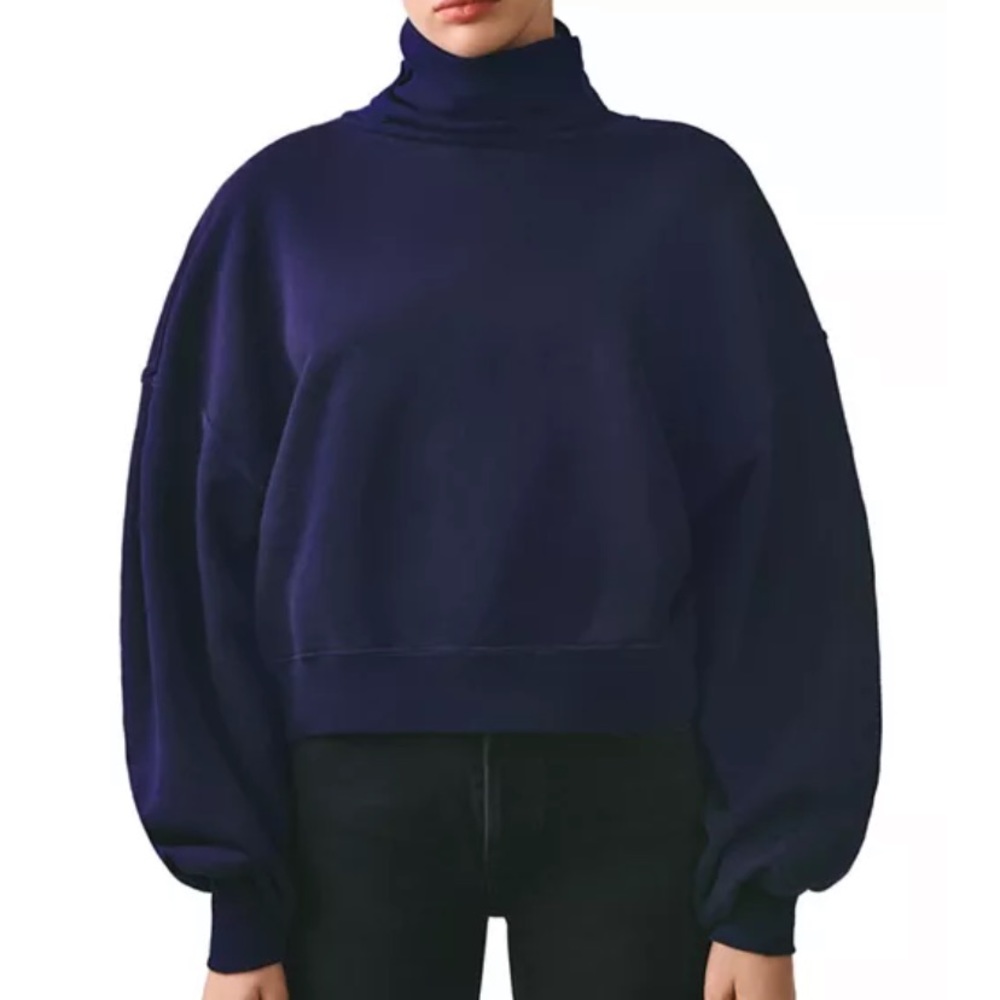 AGOLDE turtleneck Balloon Sleeve sweater